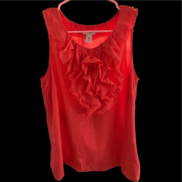 J. Crew silk/cotton top, sz 0 - Picture 1 of 4